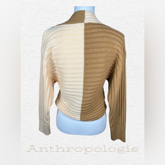 Anthropologie | Amelia Sweater | Ribbed Cross-Front Sweater - Picture 2 of 5